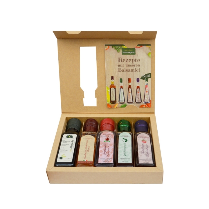 Geschenkset mit Logo - Cinque Bianco