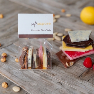 Bruchschokolade im Säckchen 200gr