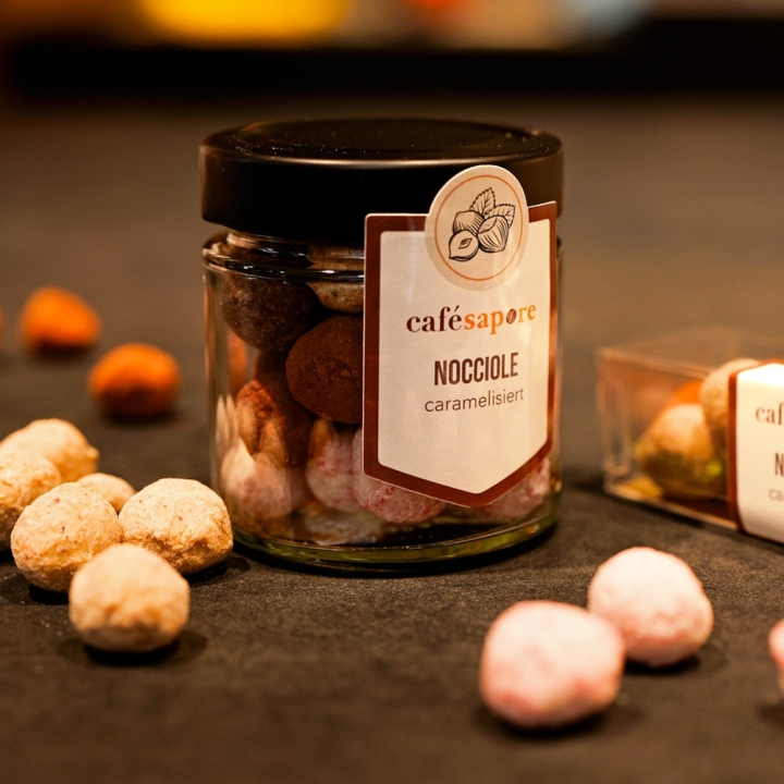 Karamellisierten Haselnüsse - Fleur de Sel