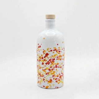 Leere Keramik Flasche Rot
