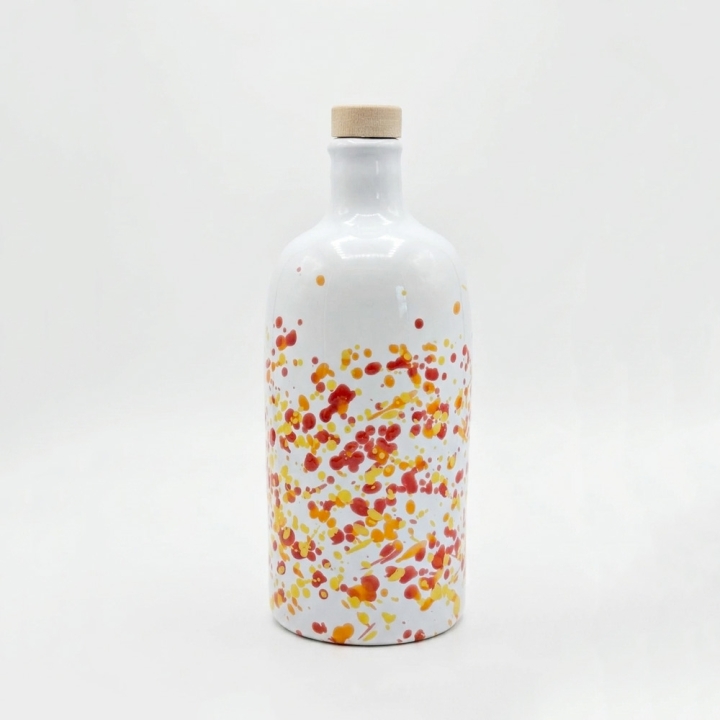 Leere Keramik Flasche Rot