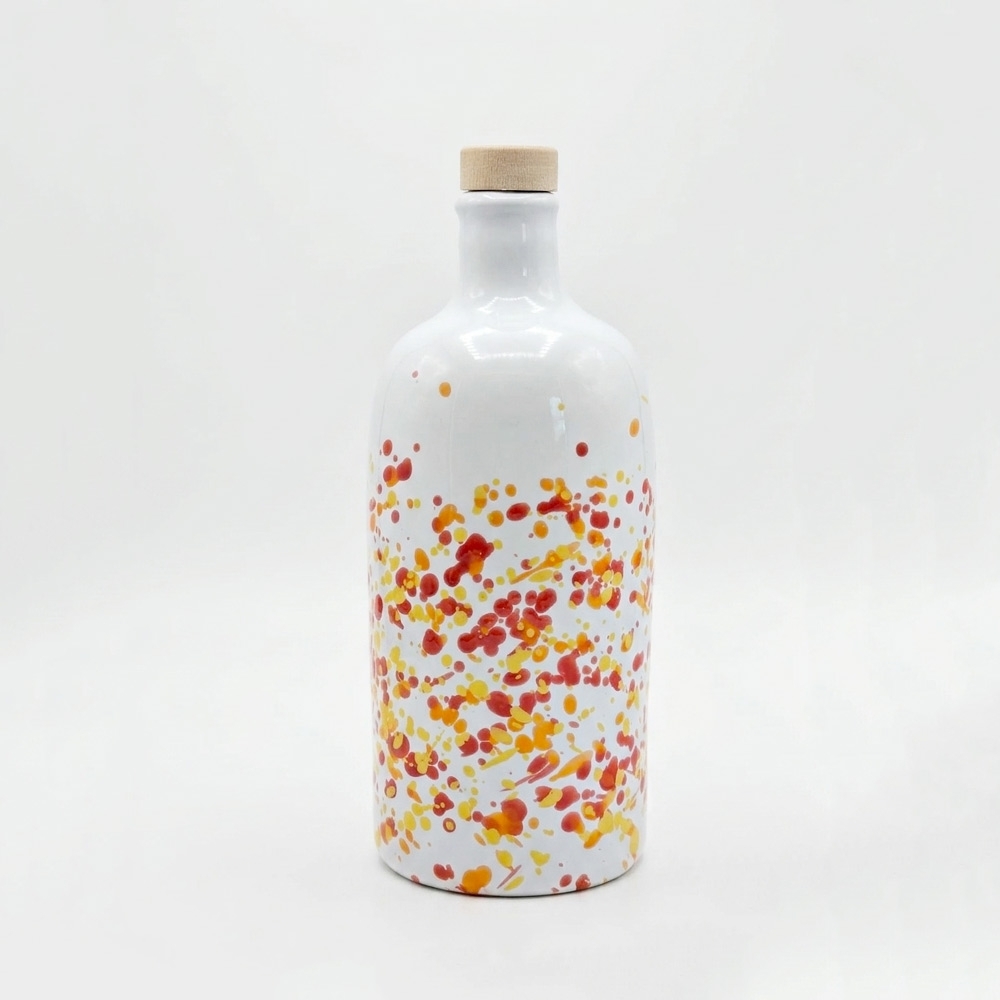 Leere Keramik Flasche Rot