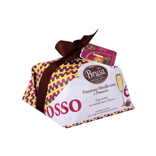 Panettone Prosecco und Mirtillo Rosso